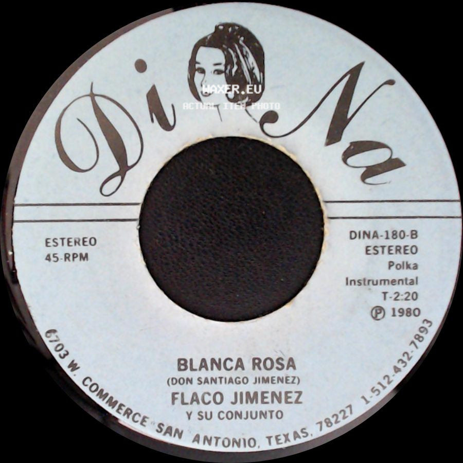 Flaco Jimenez Y Su Conjunto - El Bolsa Vacia / Blanca Rosa side B