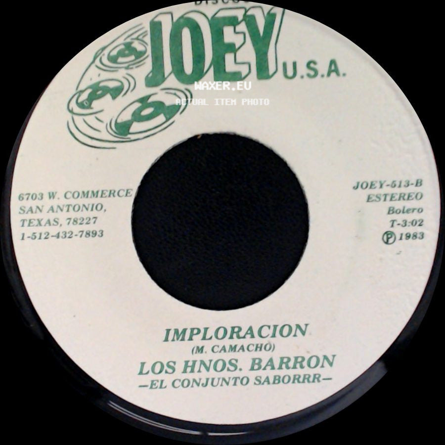 Los Hnos. Barron - Doña Susana / Imploracion side B