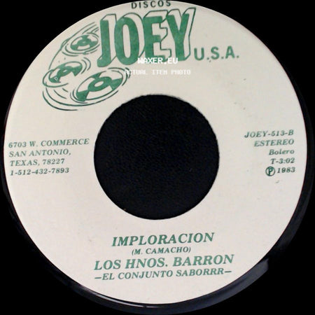 Los Hnos. Barron / Los Hnos. Barron -El Conjunto Saborr- - Doña Susana / Imploracion side B