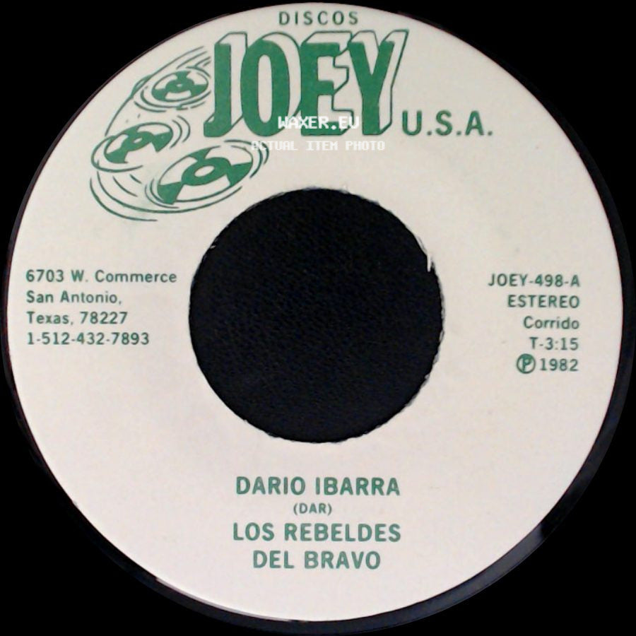 Dario Ibarra / Los Rebeldes Del Bravo - Los Rebeldes Del Bravo / La Hija Olvidada side A