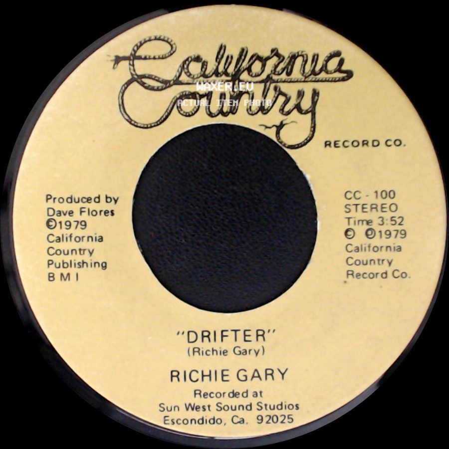 Richie Gary - The Suns Gonna Shine / Drifter side B