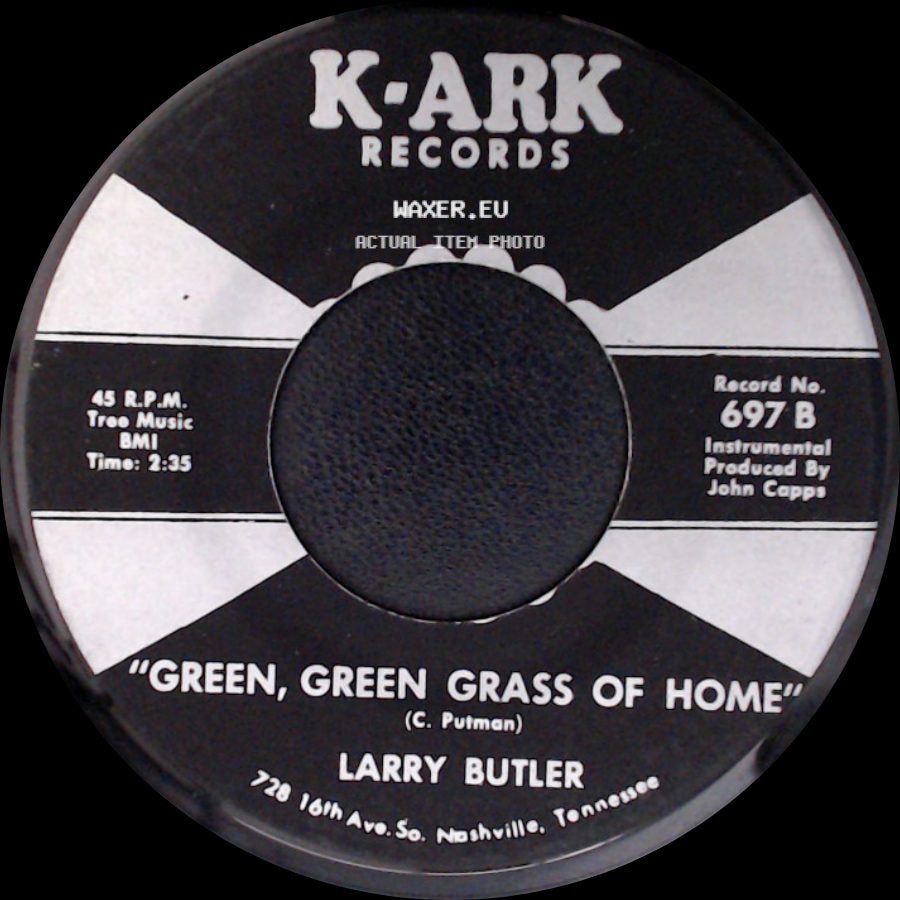 Larry Butler - Green, Green Grass Of Home / Almost Persuaded side A