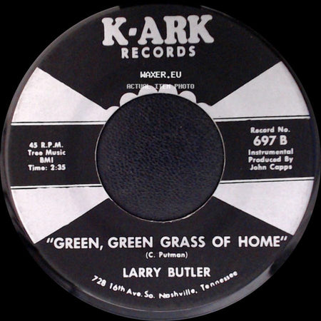 Larry Butler - Almost Persuaded / Green, Green Grass Of Home side B