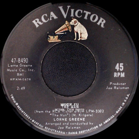 Lorne Greene - The Man / Pop Goes The Hammer side A