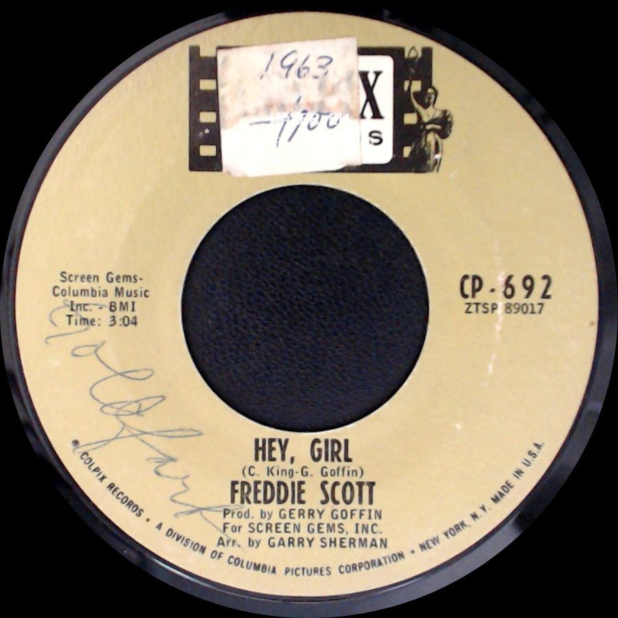 Freddie Scott - Hey, Girl / The Slide side A