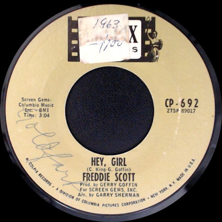 Freddie Scott - Hey, Girl / The Slide side A