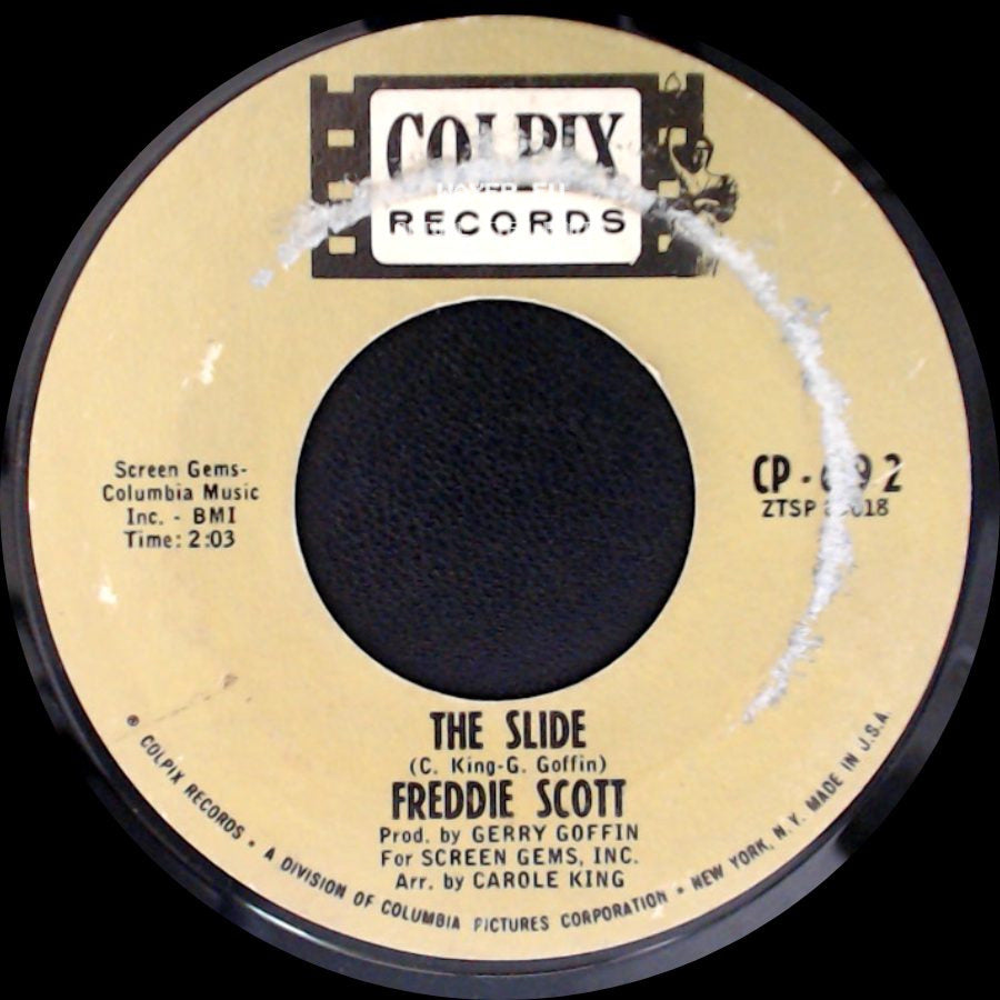 Freddie Scott - Hey, Girl / The Slide side B