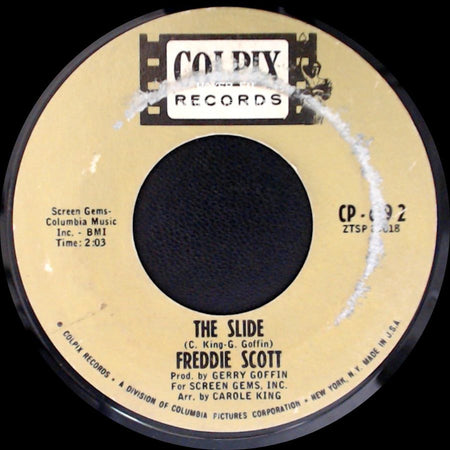 Freddie Scott - Hey, Girl / The Slide side B