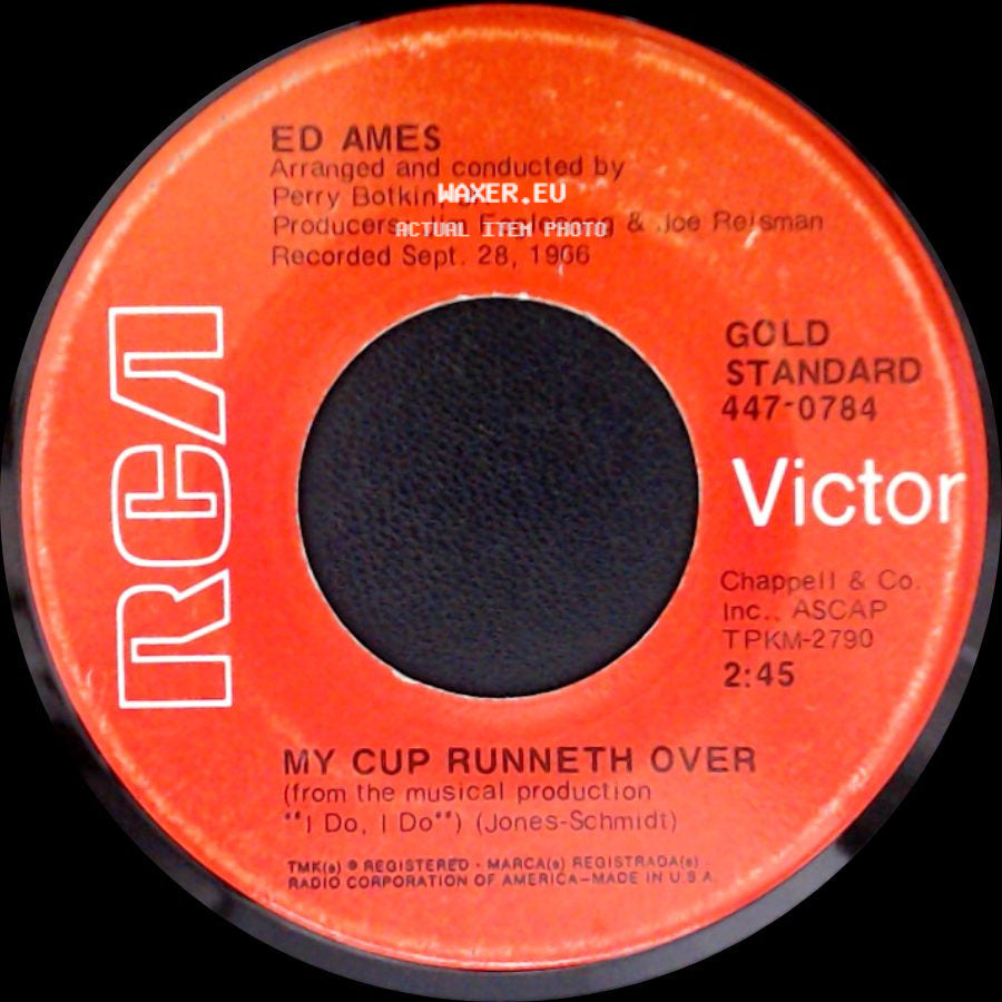 Ed Ames - My Cup Runneth Over / Try To Remember side A