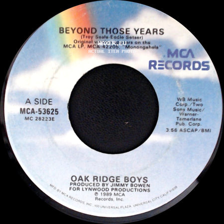 Oak Ridge Boys - Beyond Those Years / Too Many Heartaches side A