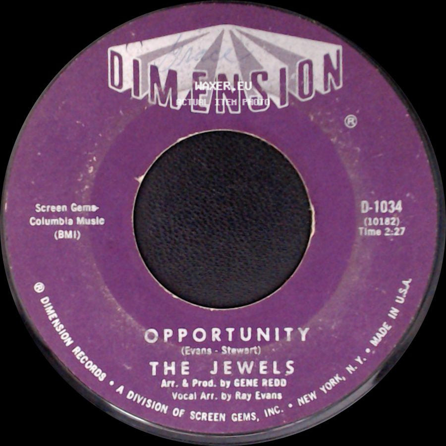 The Jewels - Gotta Find A Way / Opportunity side B