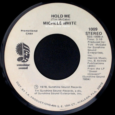 Michele White - Hold Me / Hold Me side B