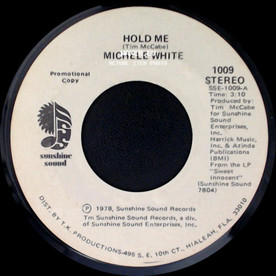 Michele White - Hold Me / Hold Me side B