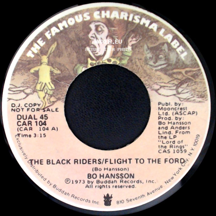 Bo Hansson - The Black Riders/Flight To The Ford / The Black Riders/Flight To The Ford side A