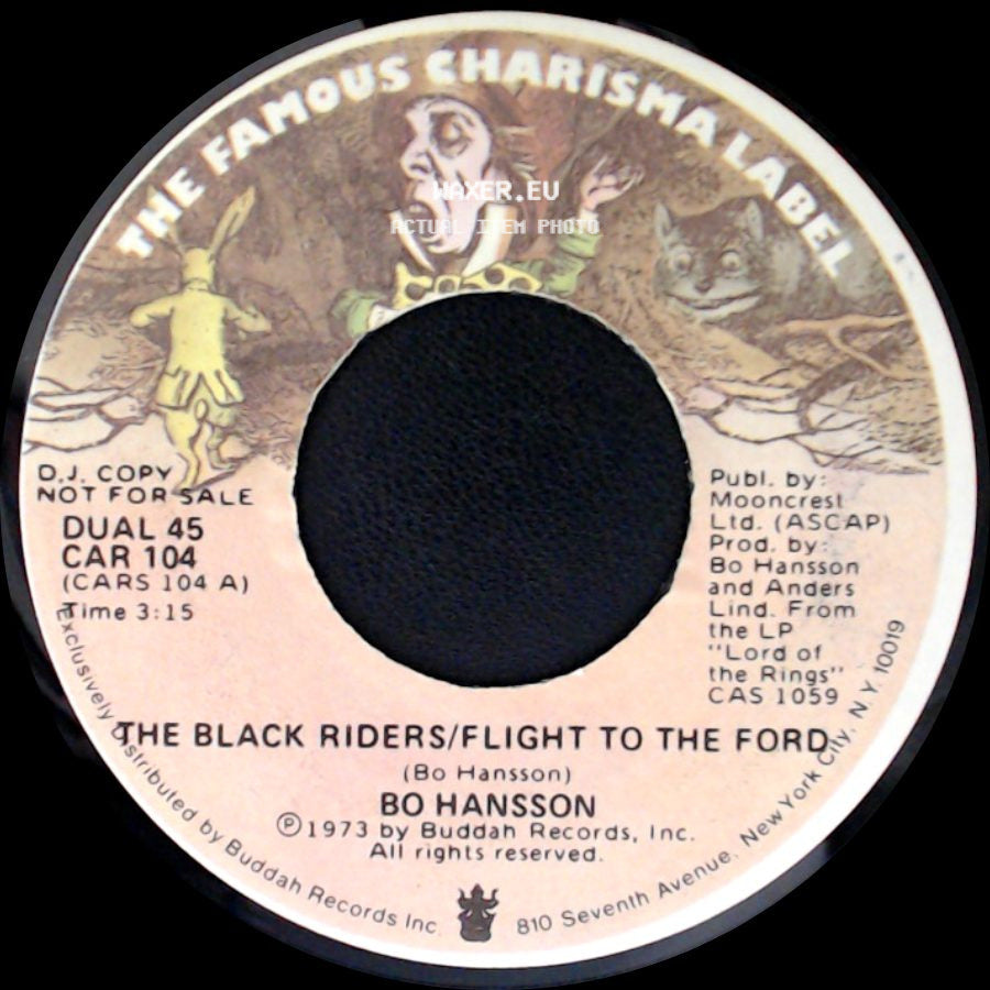 Bo Hansson - The Black Riders/Flight To The Ford / The Black Riders/Flight To The Ford side B