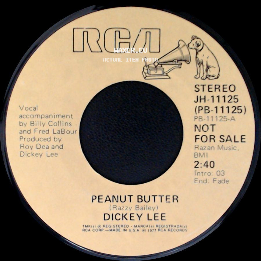 Dickey Lee - Peanut Butter / Peanut Butter side A