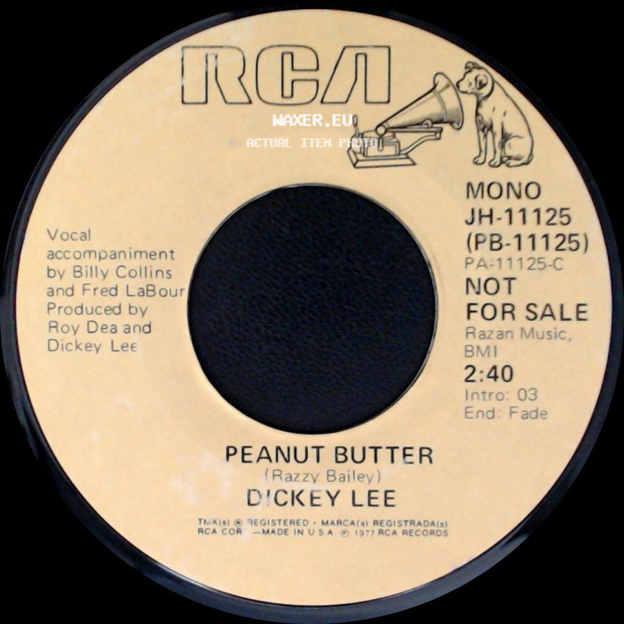 Dickey Lee - Peanut Butter / Peanut Butter side B
