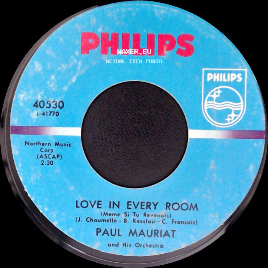 Paul Mauriat And His Orchestra - Love In Every Room / The English Nightingale side A