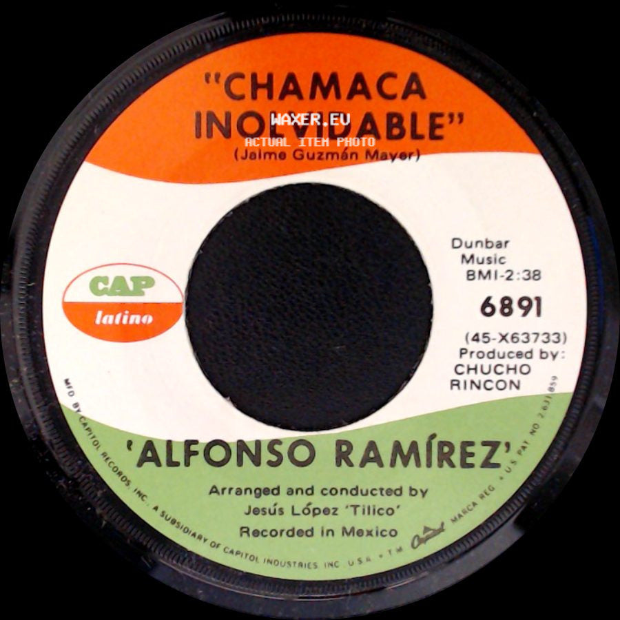 'alfonso Ramírez' - Chamaca Inolvidable / Soy Indio side A