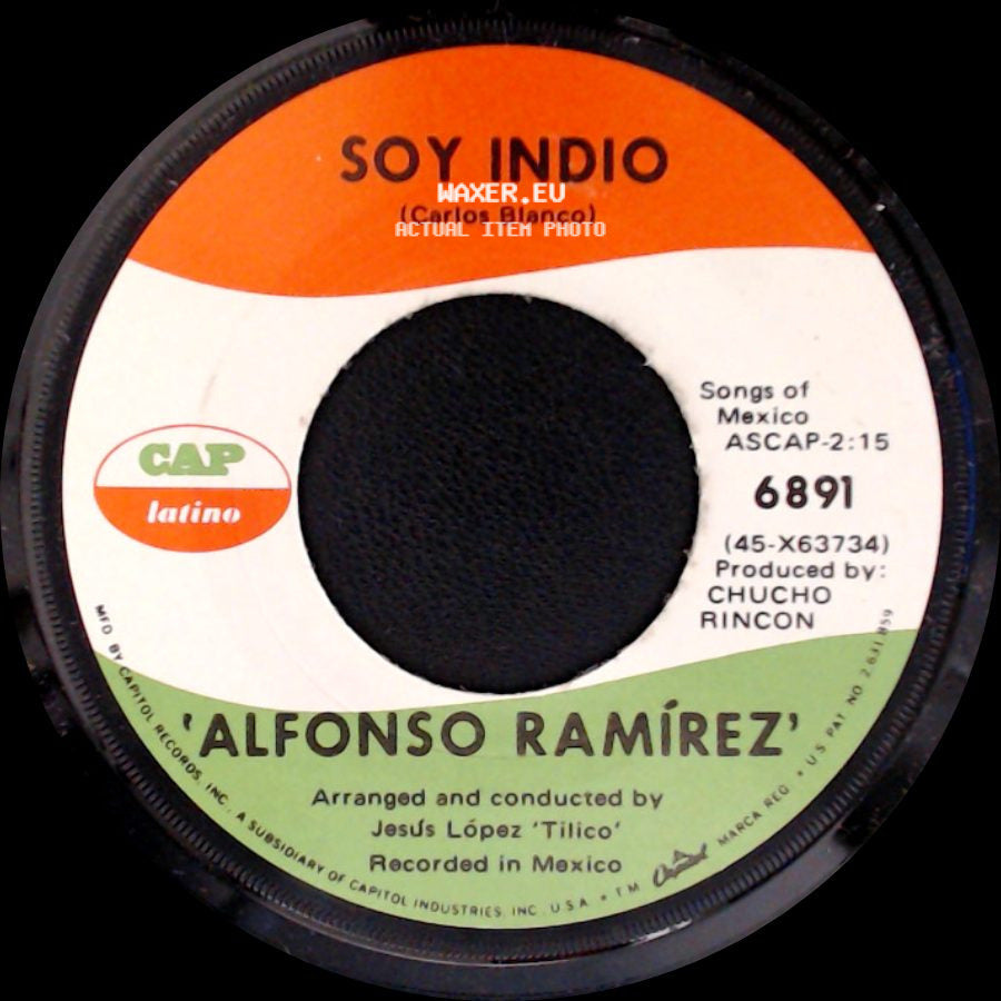 'alfonso Ramírez' - Chamaca Inolvidable / Soy Indio side B