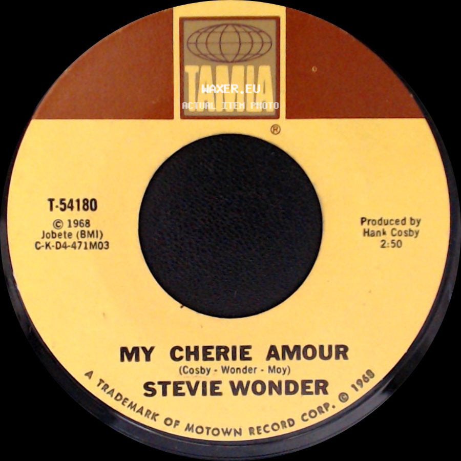 Stevie Wonder - I Don't Know Why / My Cherie Amour side B