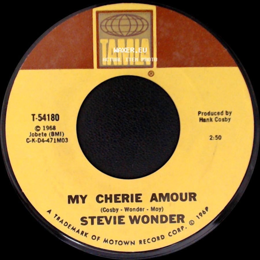 Stevie Wonder - Don't Know Why I Love You / My Cherie Amour side B
