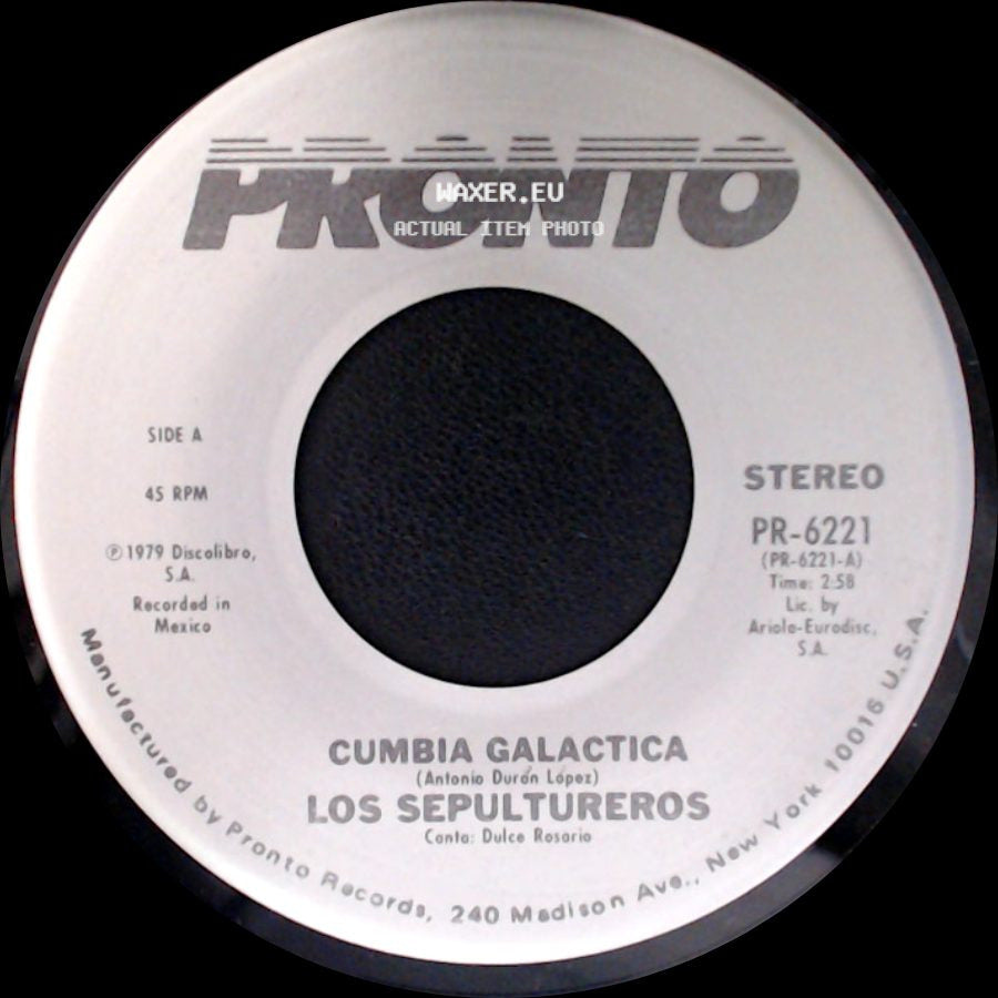 Los Sepultureros - Cumbia Galactica / Mi Casita side A