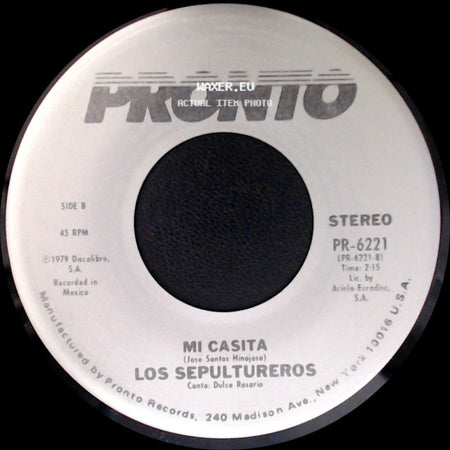 Los Sepultureros - Cumbia Galactica / Mi Casita side B