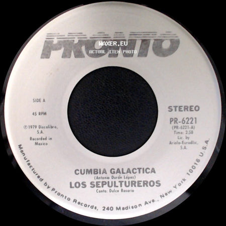 Los Sepultureros - Cumbia Galactica / Mi Casita side A
