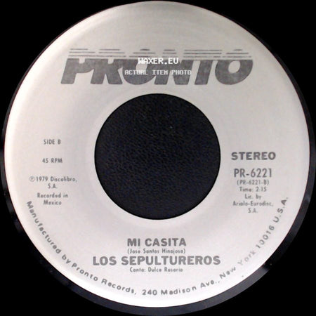 Los Sepultureros - Cumbia Galactica / Mi Casita side B