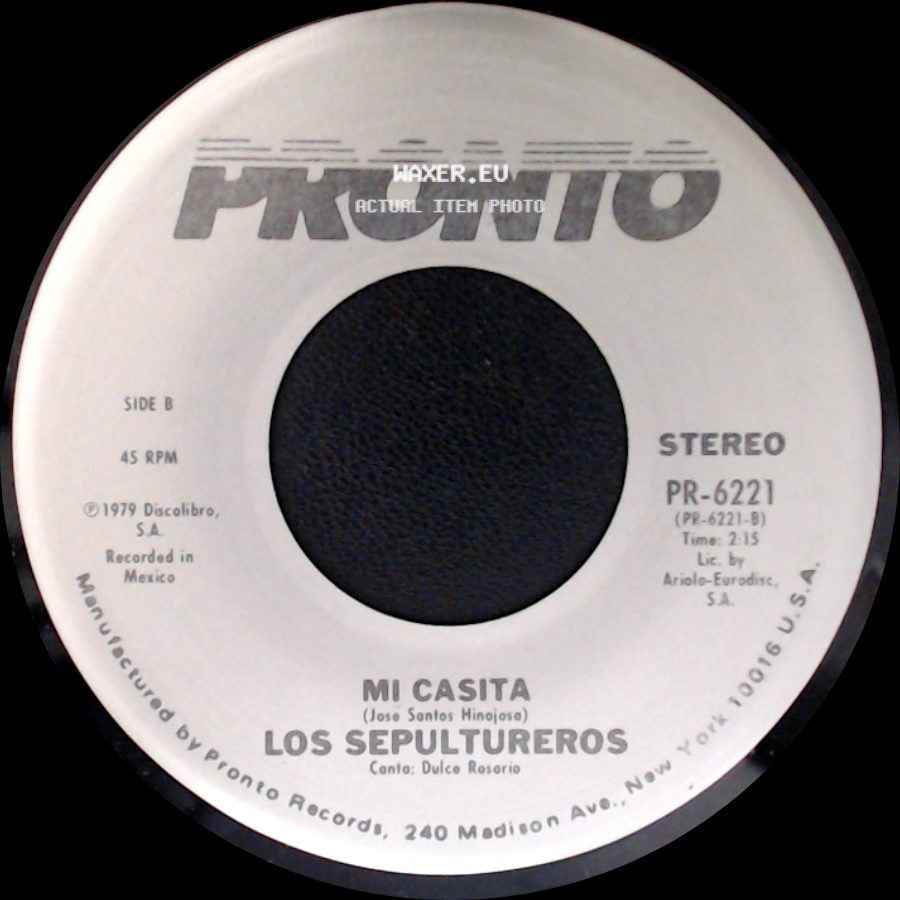 Los Sepultureros - Cumbia Galactica / Mi Casita side B