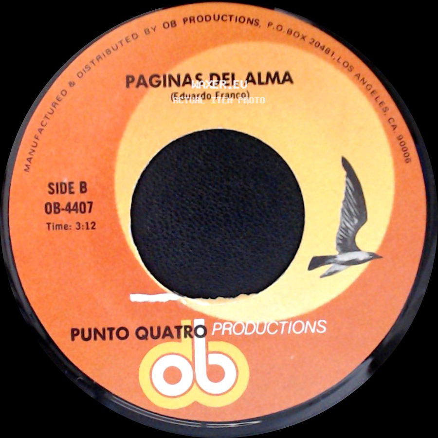 Unknown Artist - Todo Em Pezo / Paginas Del Alma side B