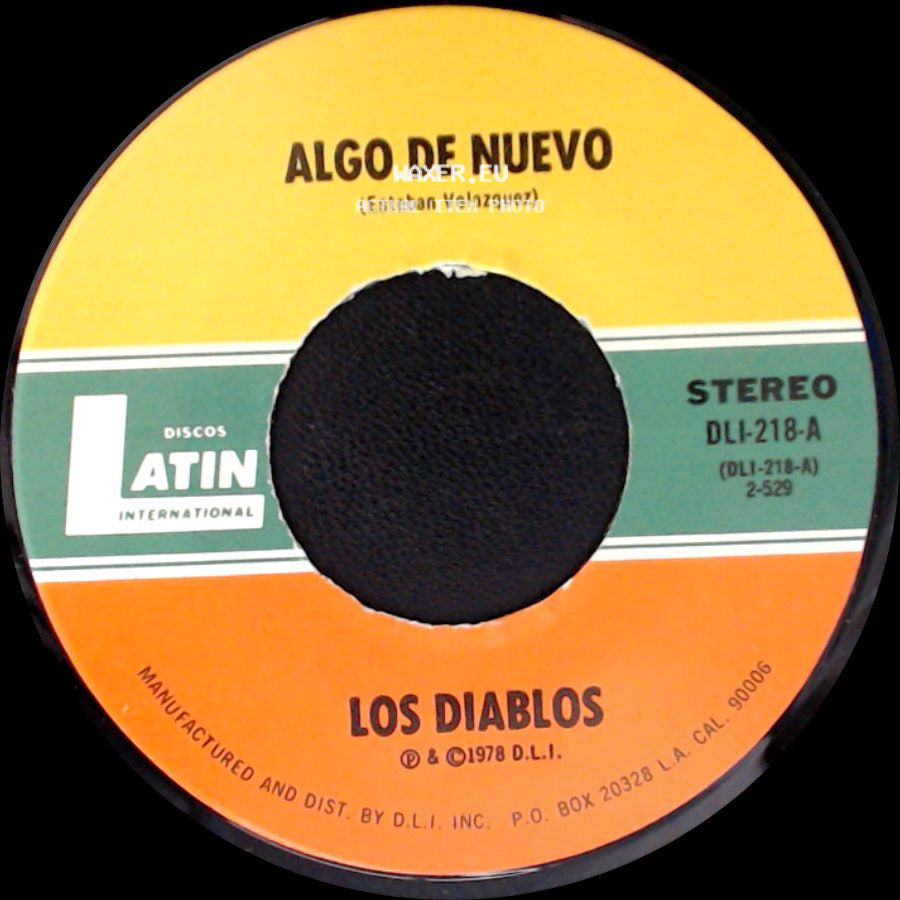 Los Diablos - Algo De Nuevo / Pinta Tu Raya side A