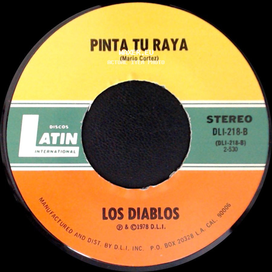 Los Diablos - Algo De Nuevo / Pinta Tu Raya side B