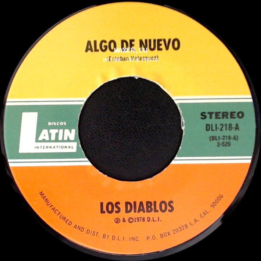 Los Diablos - Algo De Nuevo / Pinta Tu Raya side A