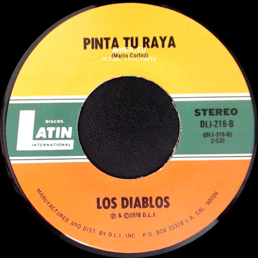 Los Diablos - Algo De Nuevo / Pinta Tu Raya side B