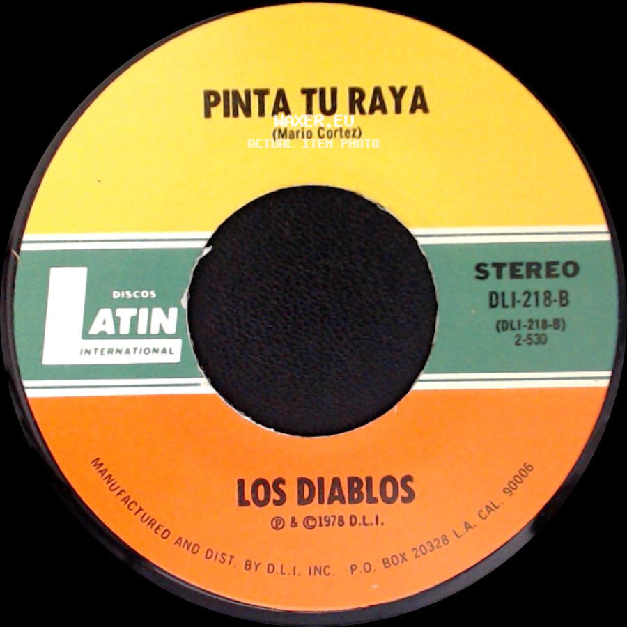 Los Diablos - Algo De Nuevo / Pinta Tu Raya side B