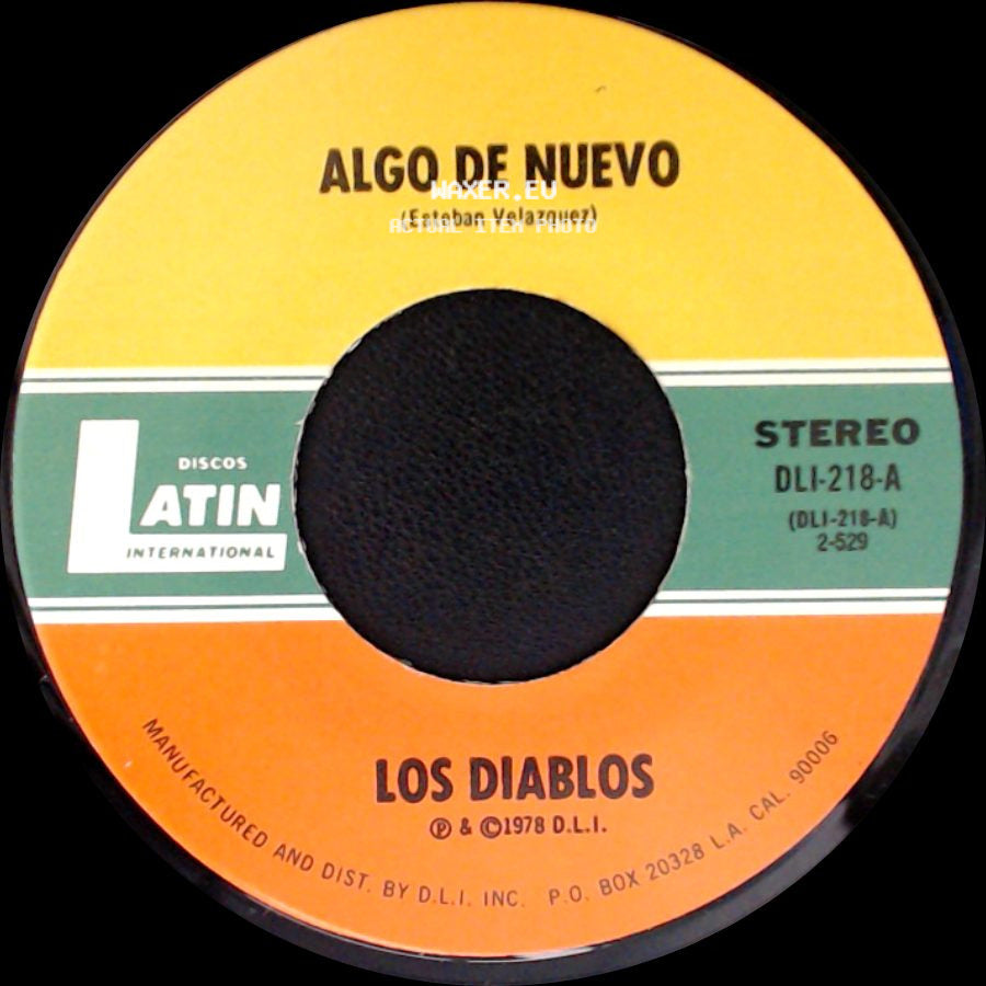 Los Diablos - Algo De Nuevo / Pinta Tu Raya side A