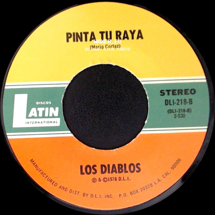 Los Diablos - Algo De Nuevo / Pinta Tu Raya side B