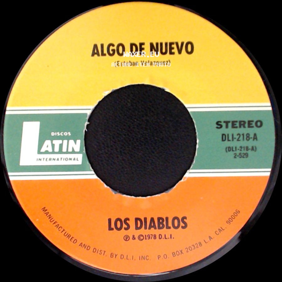 Los Diablos - Algo De Nuevo / Pinta Tu Raya side A