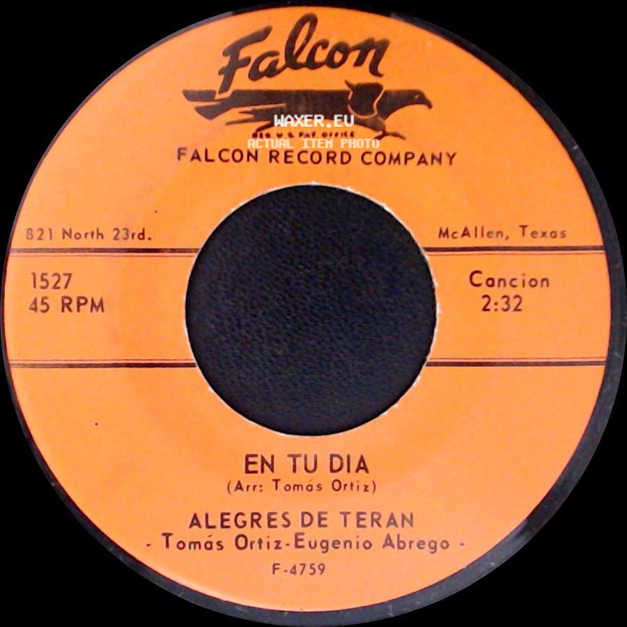 Alegres De Teran - En Tu Dia / Dios Me Nego side A