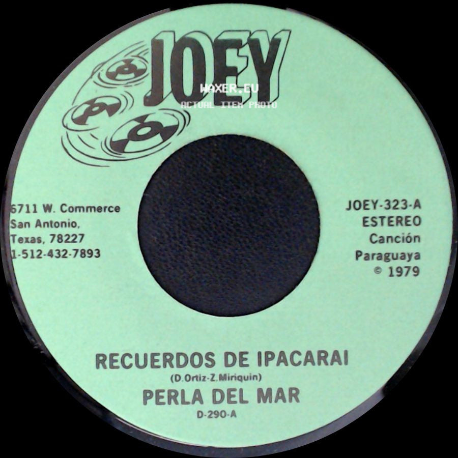Perla Del Mar - Recuerdos De Ipacarai / Quisiera Amarte Menos side A