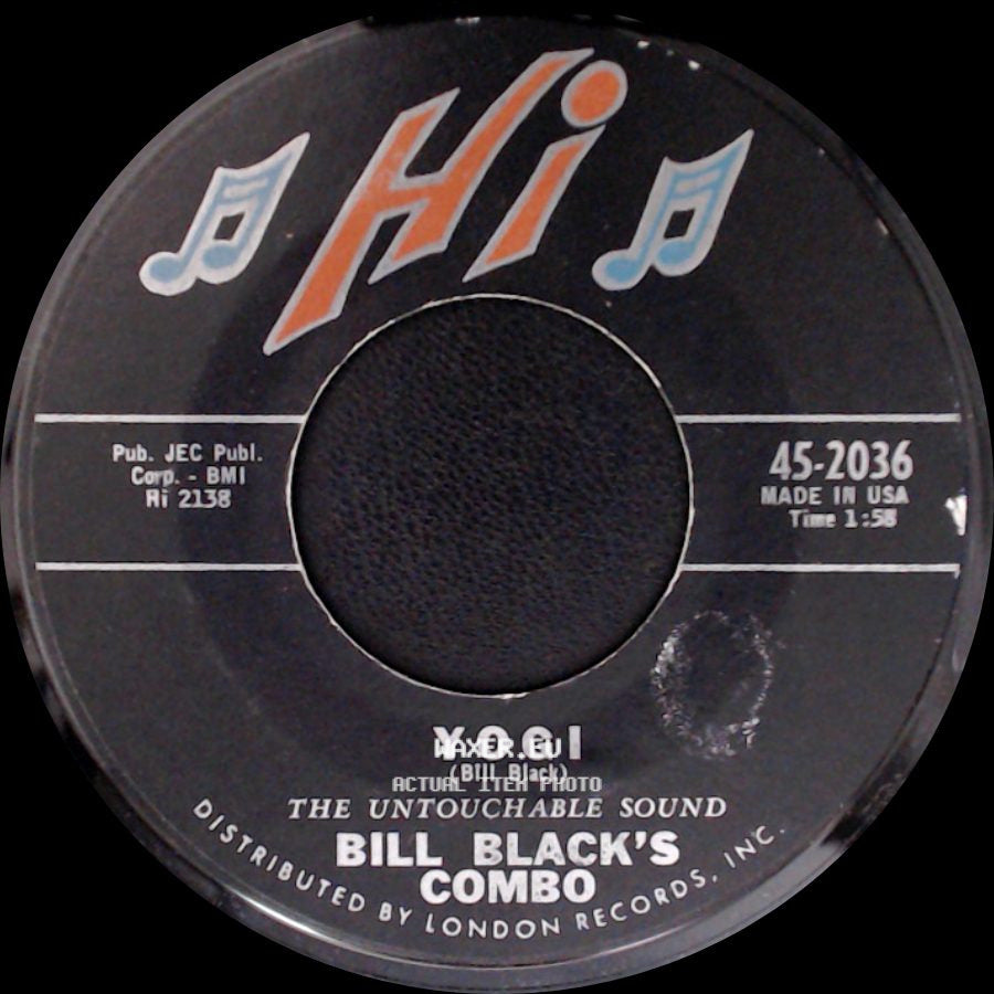 Bill Black's Combo - Ole Buttermilk Sky / Yogi side B