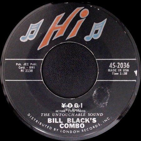 Bill Black's Combo - Ole Buttermilk Sky / Yogi side B