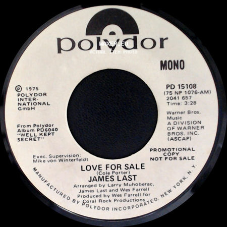 James Last - Love For Sale / Love For Sale side B