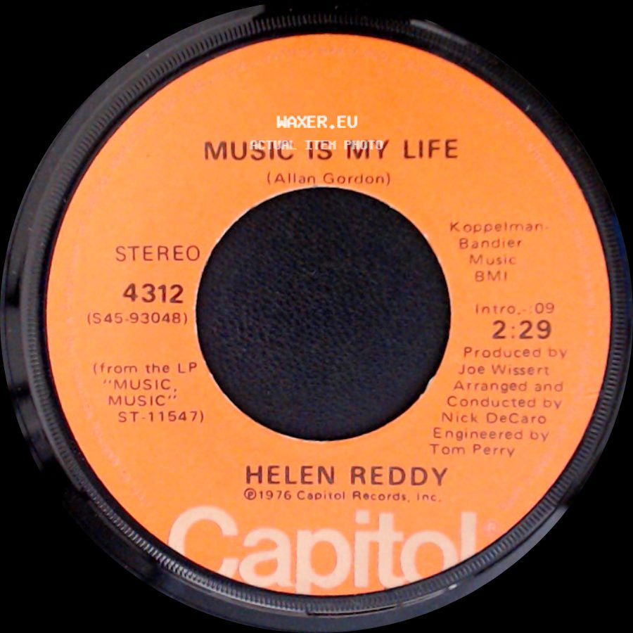 Helen Reddy - Music Is My Life / I Can't Hear You No More side A