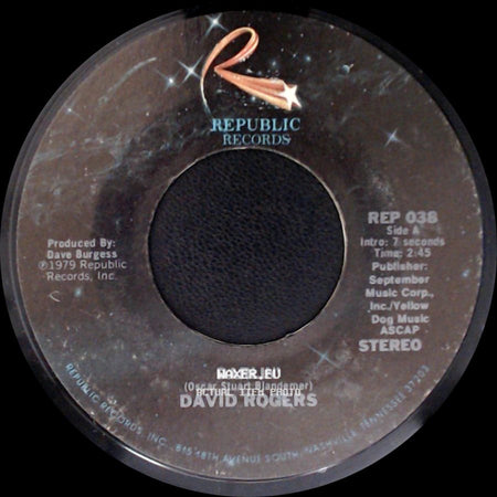 David Rogers - Darlin' / How Long Has It Been side A