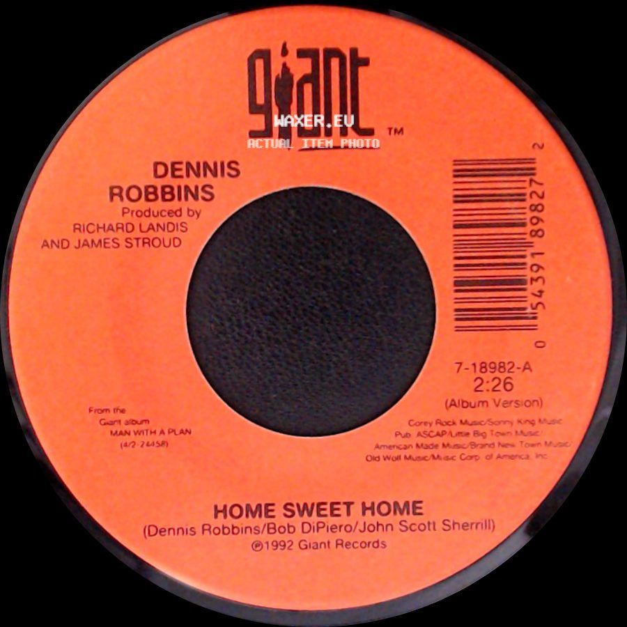 Dennis Robbins - The Only Slide I Ever Played On / Home Sweet Home side B