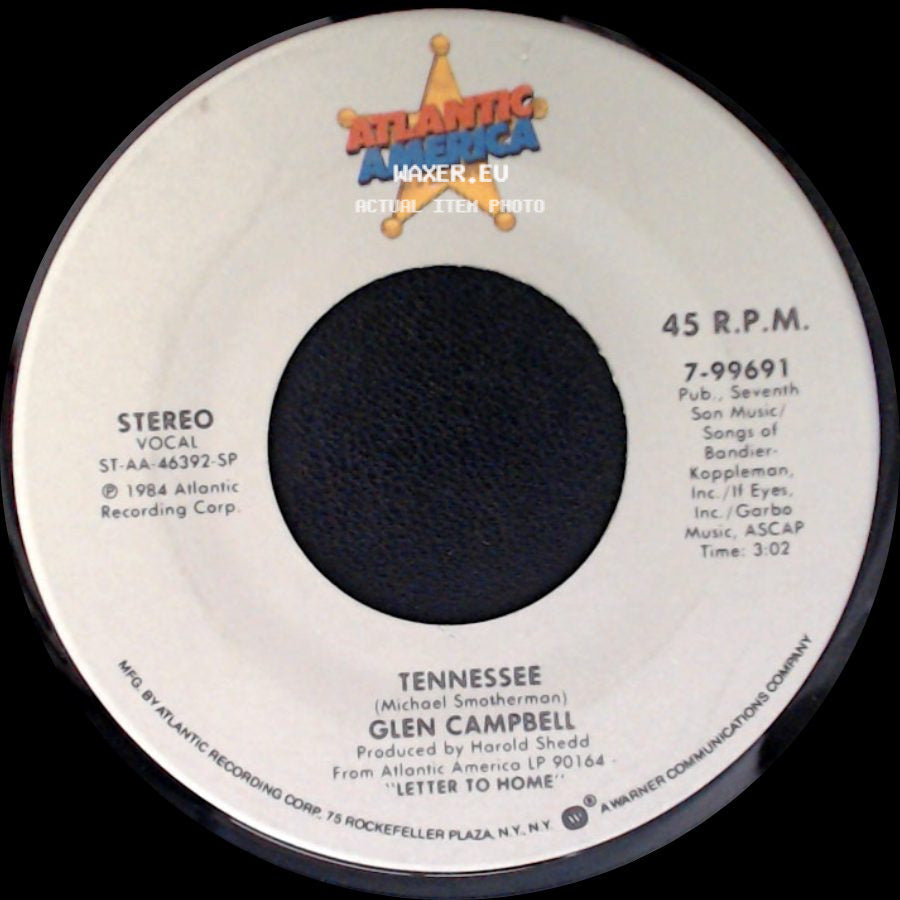 Glen Campbell - A Lady Like You / Tennessee side B