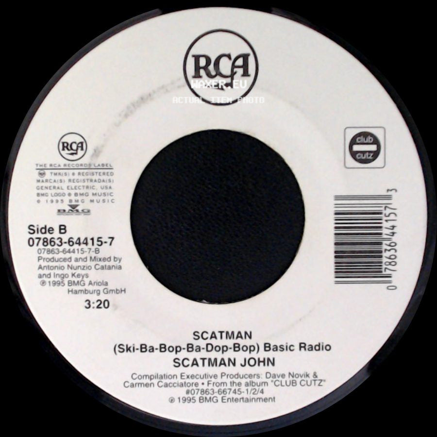 Los Del Rio / Scatman John - Macarena (Bayside Boys Mix) / Scatman (Ski-Ba-Bop-Ba-Dop-Bop) Basic Radio side B